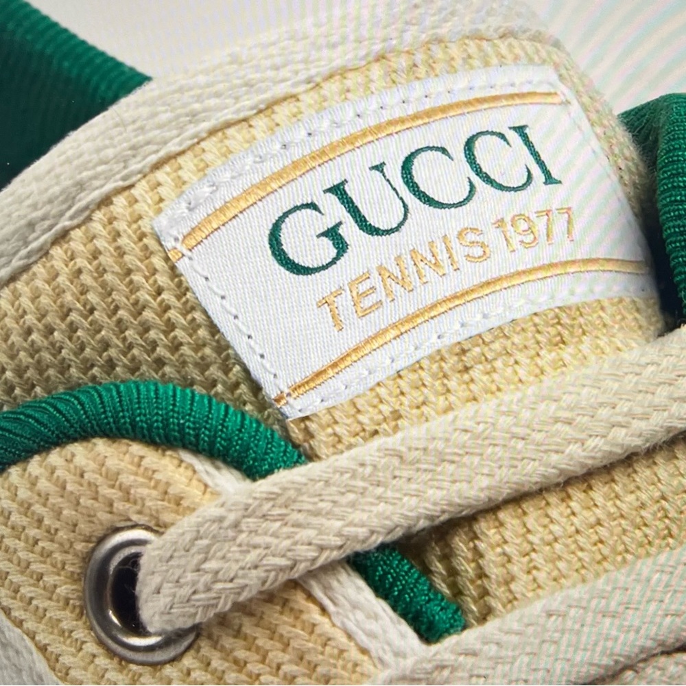Gucci Tennis 1977 Sneaker. Worn 2xs! Classic! Sold out online - Picture 3 of 9
